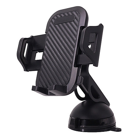 PHONE Bracket Grip Click Windshield and Dashboard Car Mount Holder for Universal CELL PHONEs (Black)